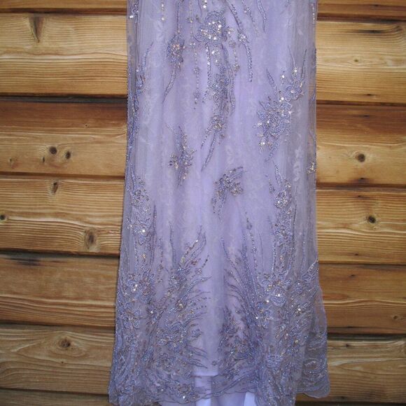 Mac Duggal $798 67493 Womens VINTAGE FLUTTER SLEEVE EVENING GOWN Dress - Picture 12 of 16